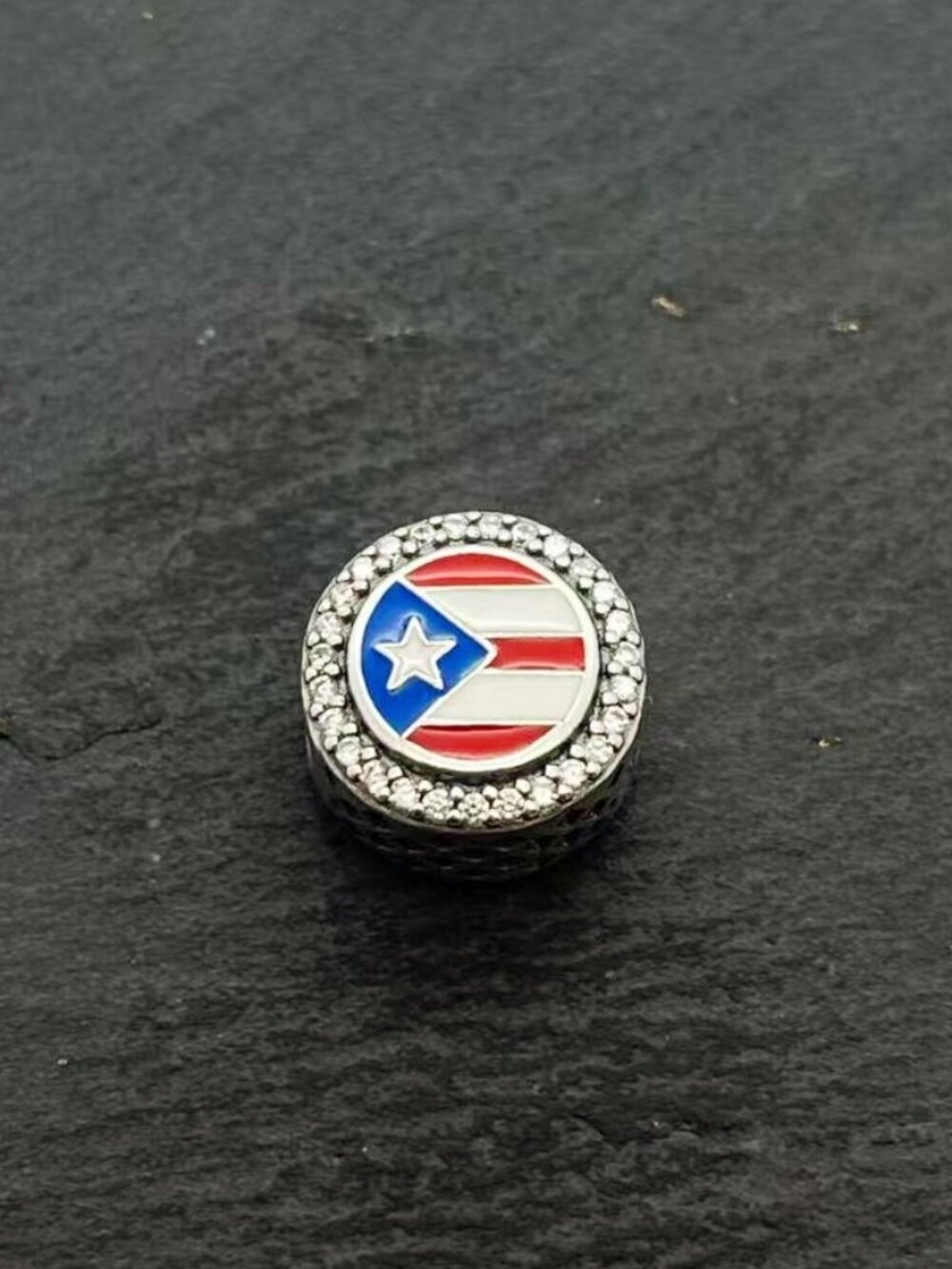Pandora Puerto Rico Flag Old San Juan Bead Charm Sterling Silver Jewelry
